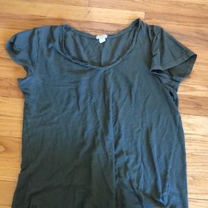 Jcrew olive Tshirt